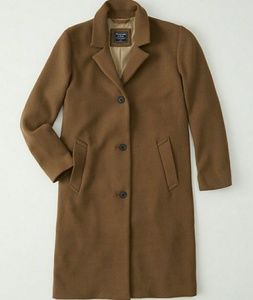 A&F Wool Blend Camel Coat